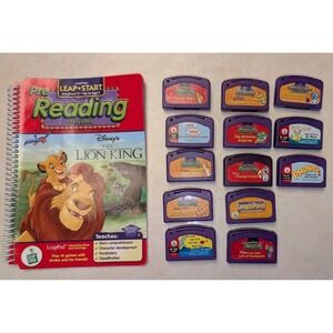 Leap Frog Cartridges Lot Of 13 Leap Pad Reading Phonics  Educational Disney